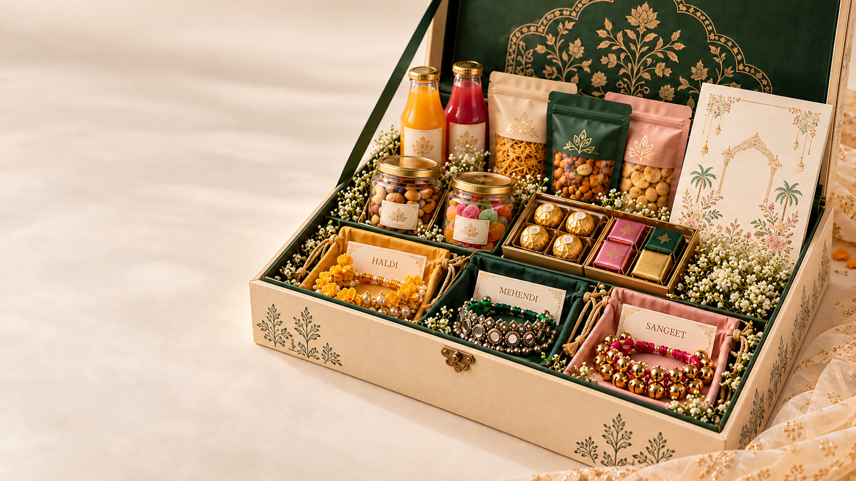 Indian wedding welcome hamper